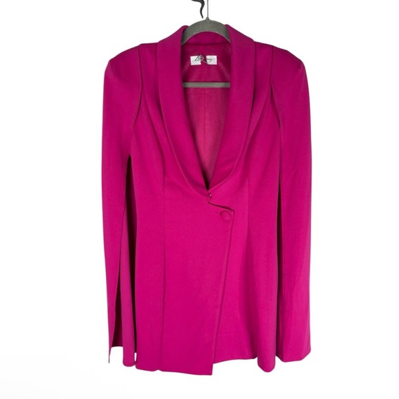 Katie May Fuchsia Cape Mini Dress - Picture 4 of 10